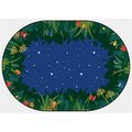 Carpets For Kids Carpets For Kids 6505 Peaceful Tropical Night 6 ft. x 9 ft. Oval Carpet 6505